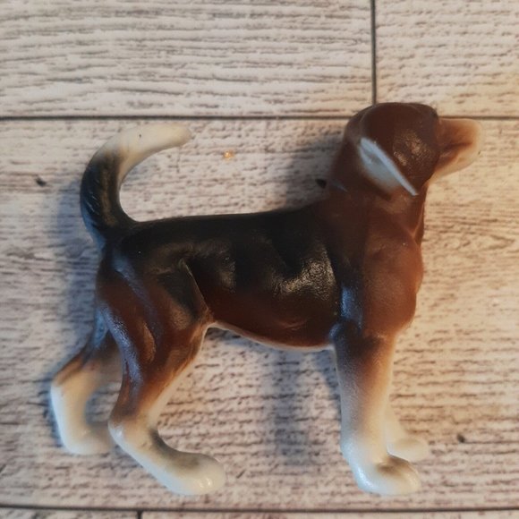 Set of 3 Miniature Mini Porcelain Dogs Beagles Figurines - Picture 5 of 15